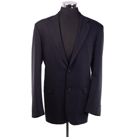 Pronto Uomo Men’s Suit 2 Button 2 Piece Suit 44L Dark Pants 39R Dark Gray - Picture 2 of 16